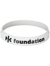 Nick Kyrgios Foundation Rubber Wristband - White