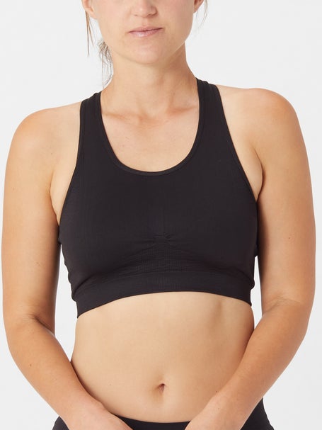 Women's medium support racerback seamless bra