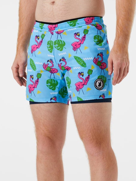 Flow Society Mens 2-in-1 Flamingo Paddle Short