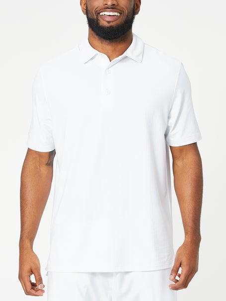IBKUL Mens Solid Polo - White