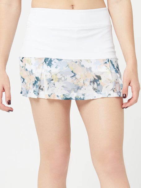 Jerdog Womens Pastel Strokes Small Pleat Skirt