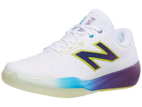 New Balance WC 996v5 D Wh/Blue/Yellow Womens Shoe 