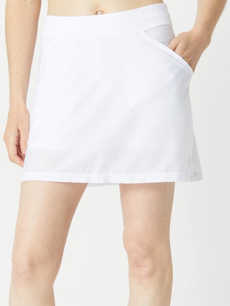 Sofibella Womens Airflow Long Skirt - White