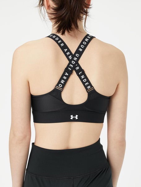  UA Infinity High Bra Zip, Black - sports bra