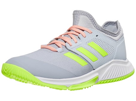 adidas Court Team Bounce Womens Shoes - Sil/Yel