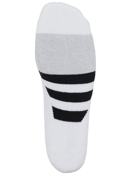 adidas Men's Cushioned II 3-Pack Quarter Socks White | Racquetball Warehouse