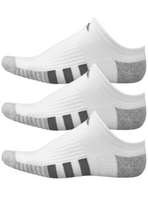 adidas Men's Cushioned 3.0 3-Pack No Show Socks White