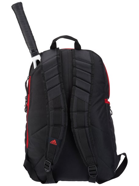 Flecha Tradicion Manuscrito adidas Tour Tennis Racquet Backpack Black/Red | Racquetball Warehouse