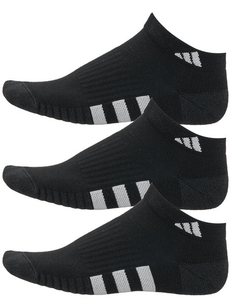 adidas Womens Cushioned 3.0 3-Pack Low Cut Sock Black