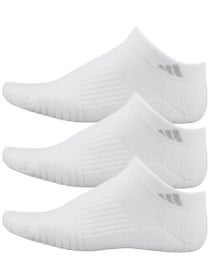 adidas Women's Cushioned 3.0 3-Pack Low Cut Sock White