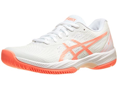 Asics Gel Game 9 White/Sun Coral Womens Shoes
