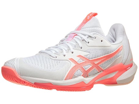 Asics Solution Speed FF 3 Wh/Sun Cor Womens Shoes