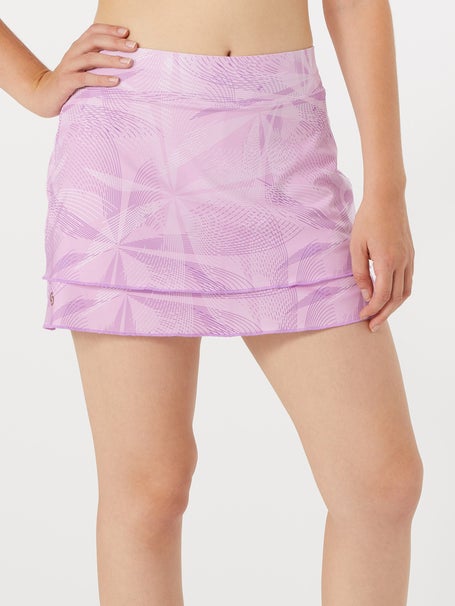 Cross Court Womens Hyacinth Tier Skirt