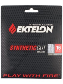 Ektelon Synthetic Gut 16 Duraflex String - White