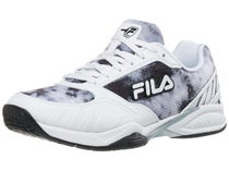 Fila Volley Zone Tie Dye Bk/Wh Wom's Pickleball Shoes
