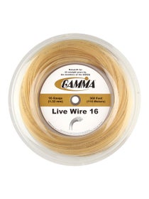 Gamma Live Wire 16/1.32 String Reel - 360' Natural