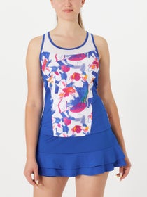 Grand Slam Women's Summer Diffused Floral Tank