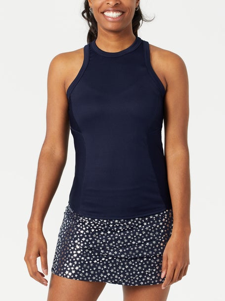 Lucky in Love Womens Core One Love Rib Tank - Navy