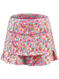 Lucky in Love Girl's Summer Lovin Eye Candy Tier Skirt