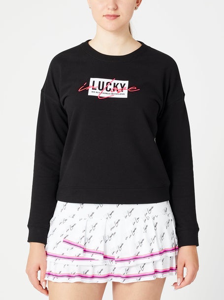 Lucky in Love Womens Signature Pullover