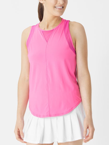 Lucky in Love Womens L-UV Chill Out Tank - Pink