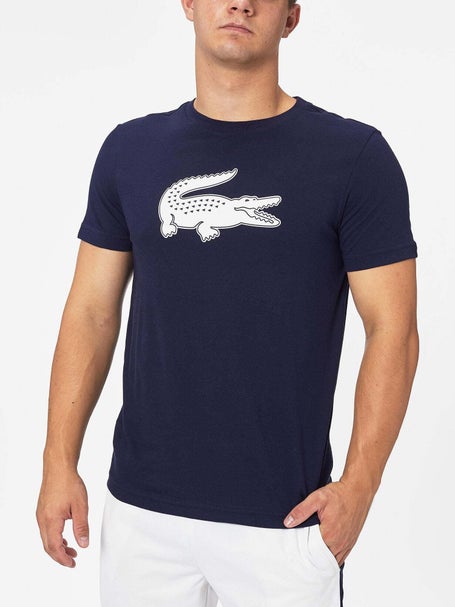 Lacoste Mens Graphic Top - Navy