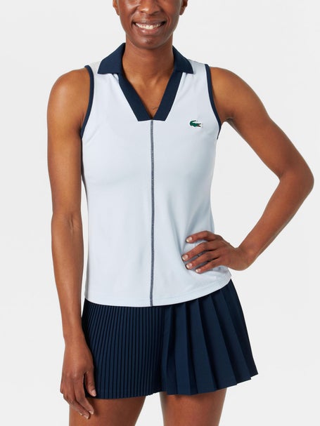 Lacoste Womens Spring Player Sleeveless Polo