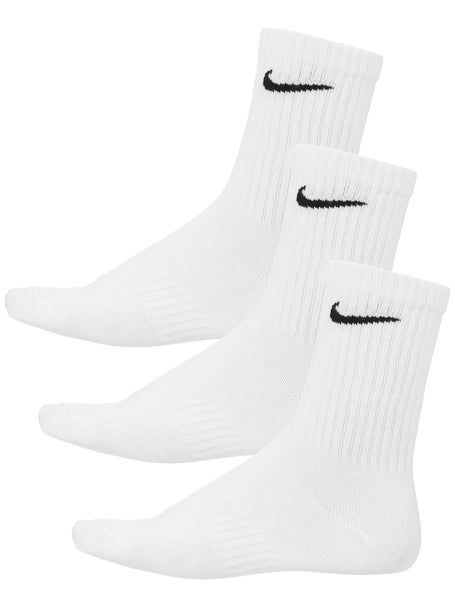 Nike Everyday Lightweight Crew Sock 3-Pack White/Black