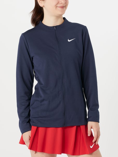 Nike Womens Core Advantage Full Zip Long Sleeve - Navy