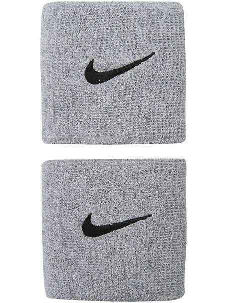 Nike Swoosh Singlewide Wristband Grey/Black