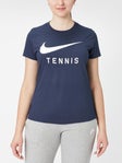 Nike Women's Core Tennis T-Shirt Navy XS