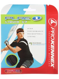ProKennex Pure Liquid 17 Racquetball String - Black