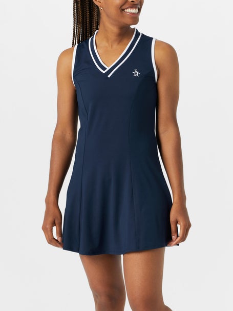 Penguin Womens Core V-Neck Tennis Dress