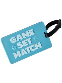 Racquet Inc Game Set Match Bag Tag - Blue