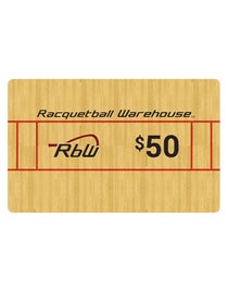 Racquetball Warehouse Gift Card $50