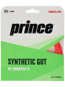 Prince Synthetic Gut 17/1.25 Duraflex Red