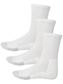 Thorlo Max Cushion Crew Sock White 3-Pack