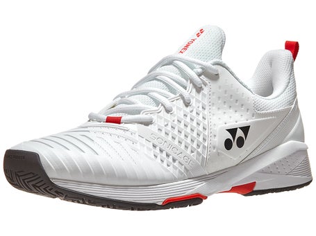 Yonex Sonicage 3 White/Red Mens Shoes
